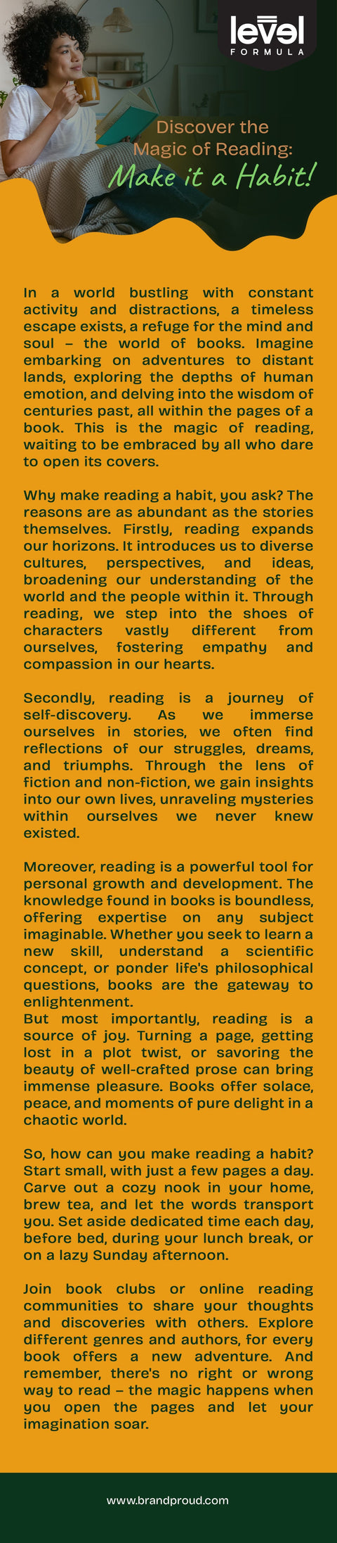 Discover the Magic of Reading Make it a Habit