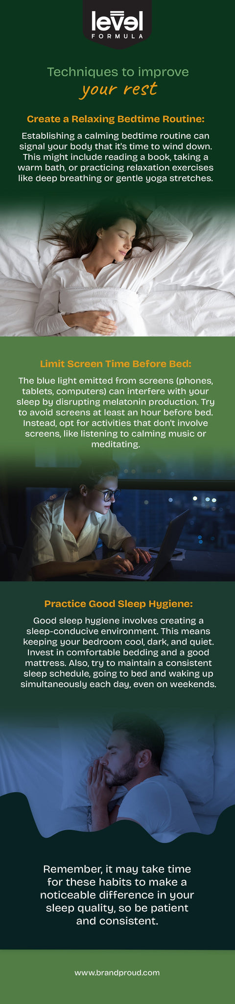 Techniques to improve your rest