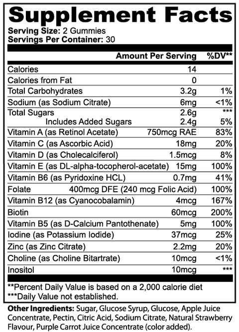 Multivitamin Bear Gummies (Adult)